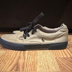 Polo by Ralph Lauren Tan Canvas Sneakers